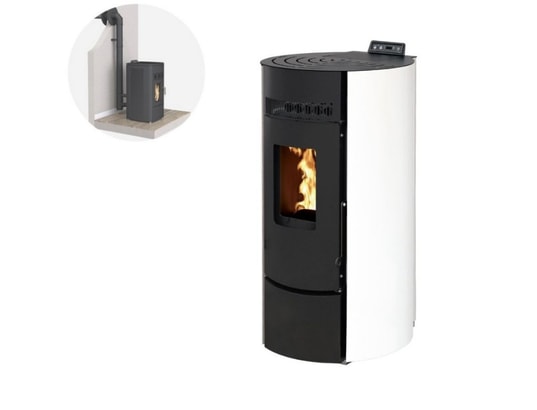 INTERSTOVES - Poêle à granulés Pack poêle à granules leandro 9 etanche + kit conduit ventou...