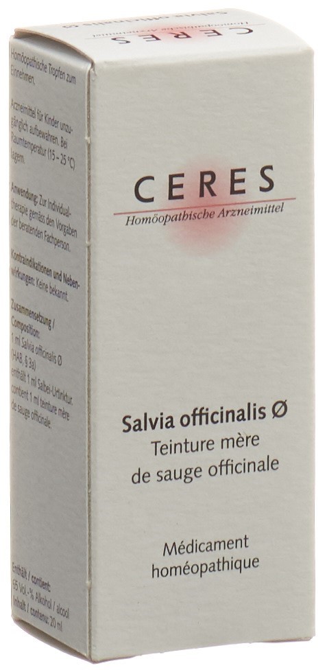 CERES Salvia<br>20 ml, Flasche, Urtinktur