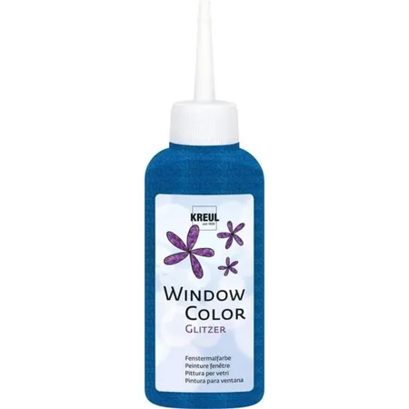 KREUL Window Color Glitzer-Diamantblau 80 ml