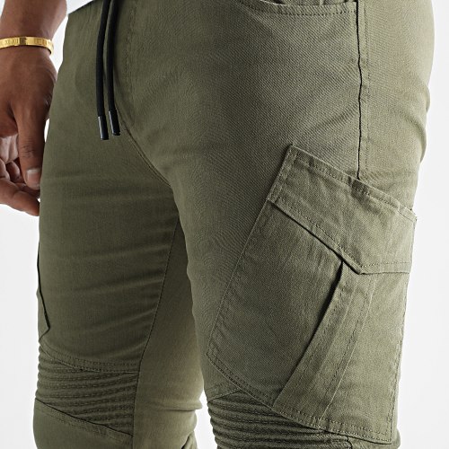 Pantalon Cargo P6085 Vert Kaki