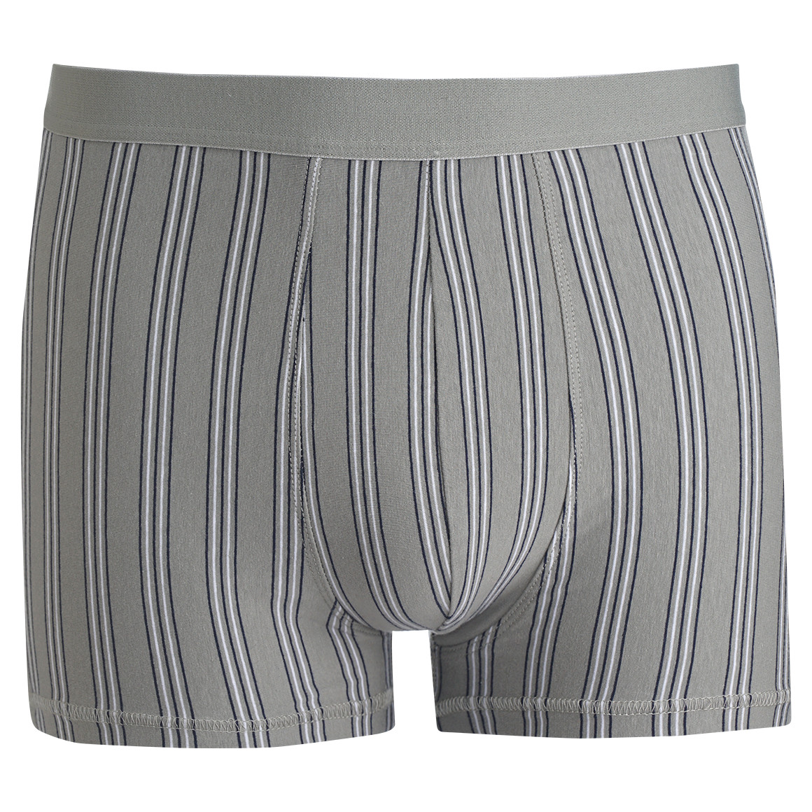 VanVaan Herren Retroshorts mit Längsstreifen salbei / dunkelblau / weiss