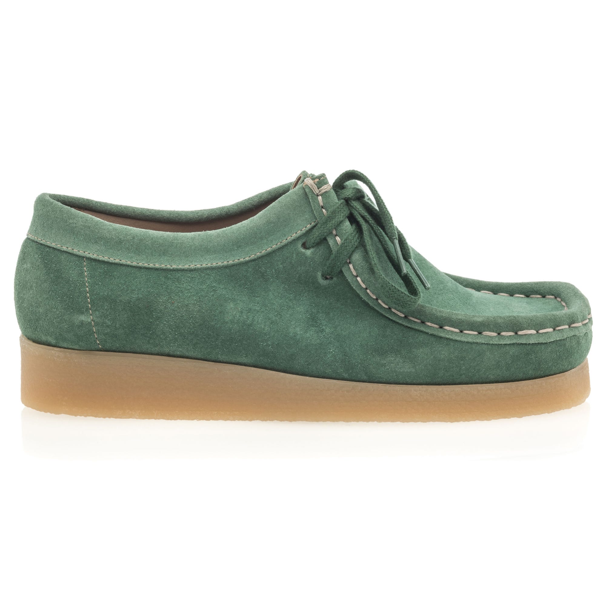 Derbies Femme en cuir vert