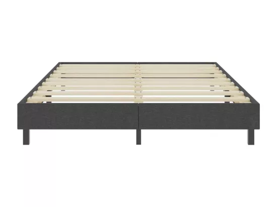 Sommier tapissier Gris Tissu 160 x 200 cm