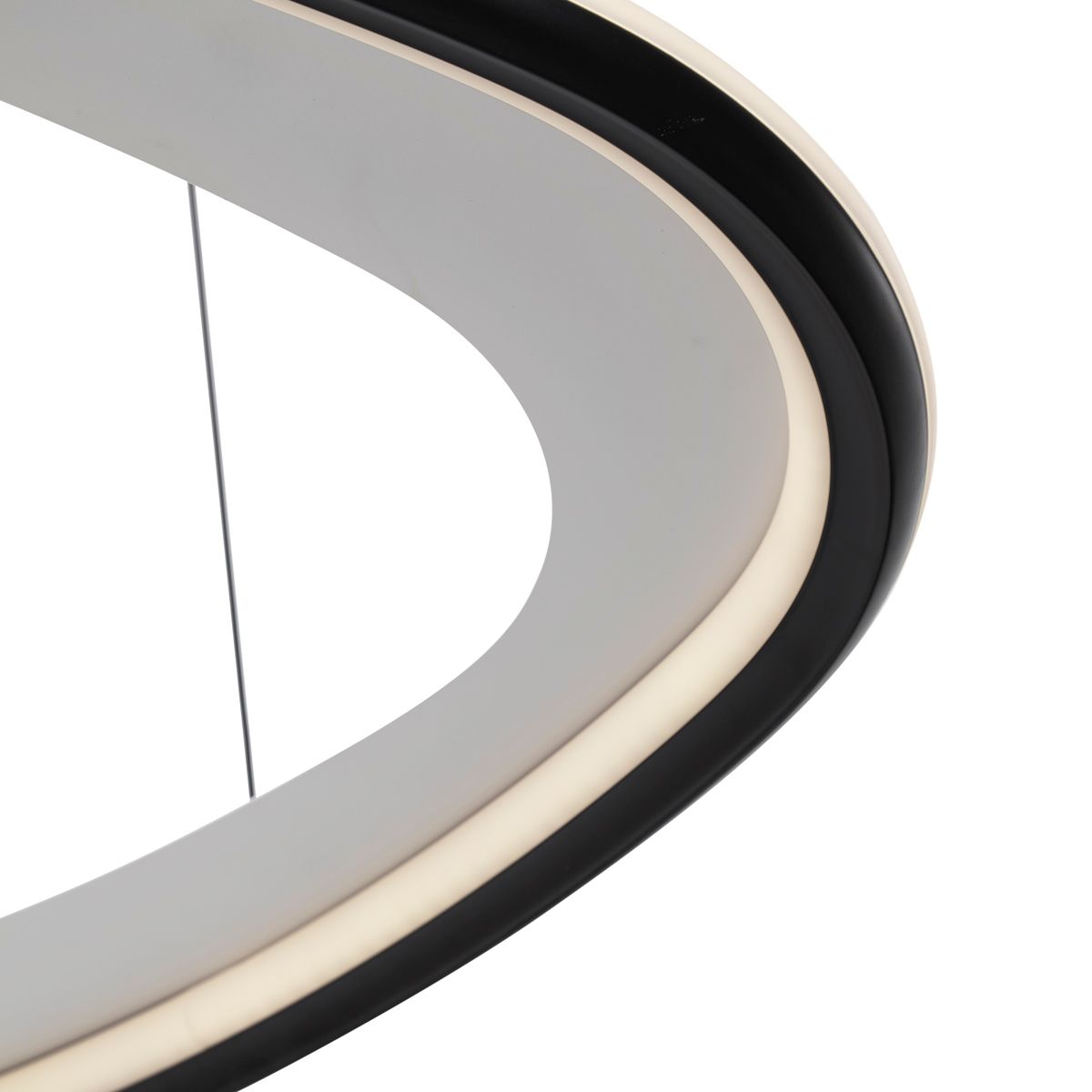 Design hanglamp zwart 3-staps dimbaar - Organico