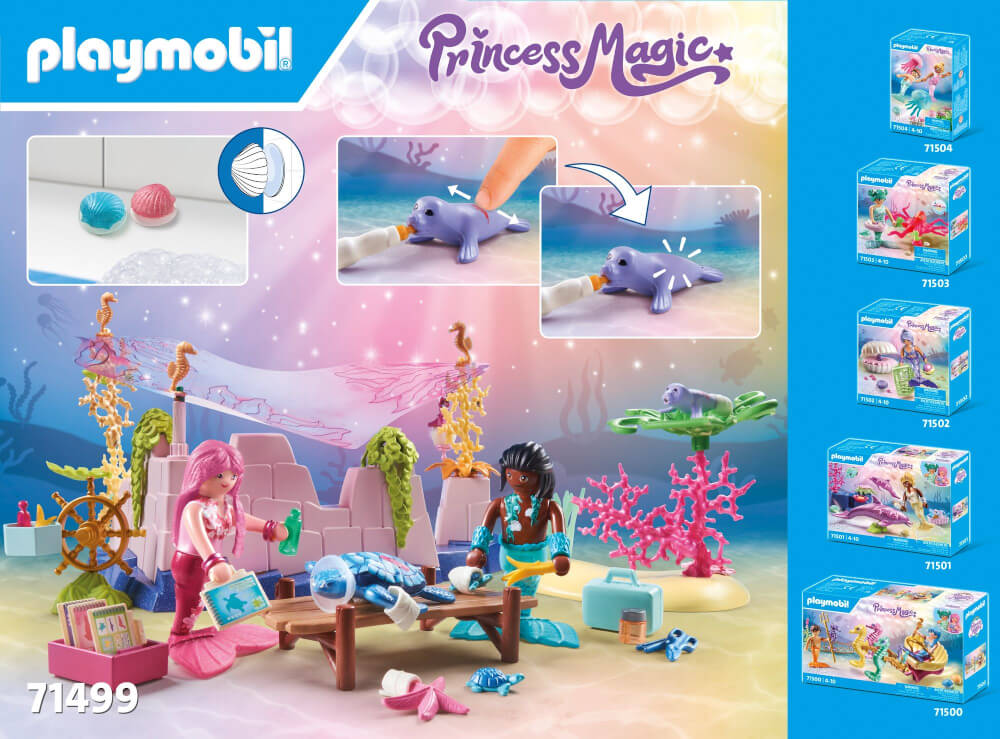 PLAYMOBIL 71499 Meerjungfrauen-Tierpflege