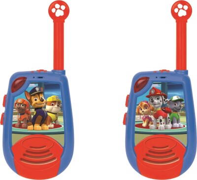 Paw Patrol - Walkie Talkie Sæt - 2 Km Rækkevidde