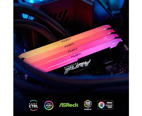 Kingston Kingston FURY Beast RGB 16GB DDR4 3600MHz DIMM RGB - CL17, Kit of 2