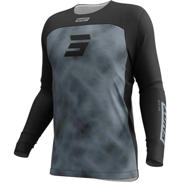 Shot - Maillot Contact Onyx Noir / Gris