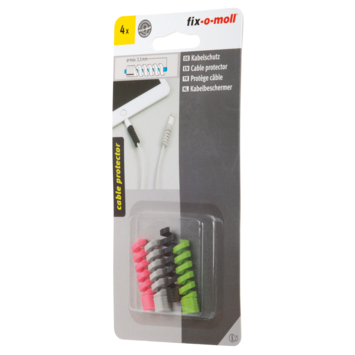 Kabelbeschermers 4 kleuren 9x42mm - 4 stuks