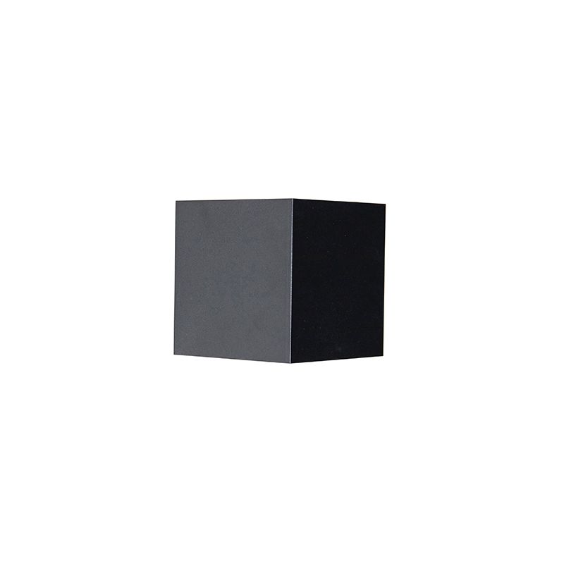 Buiten wandlamp zwart met goud incl. LED 2-lichts IP54 - Edwin
