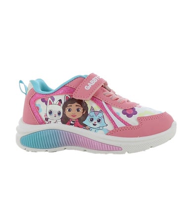 Gabby's Dollhouse Blinkende Sneakers, Fuchsia/White