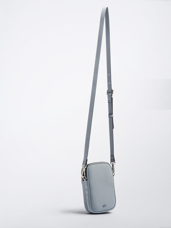 Bolsa para celular com alça de ombro - Azul