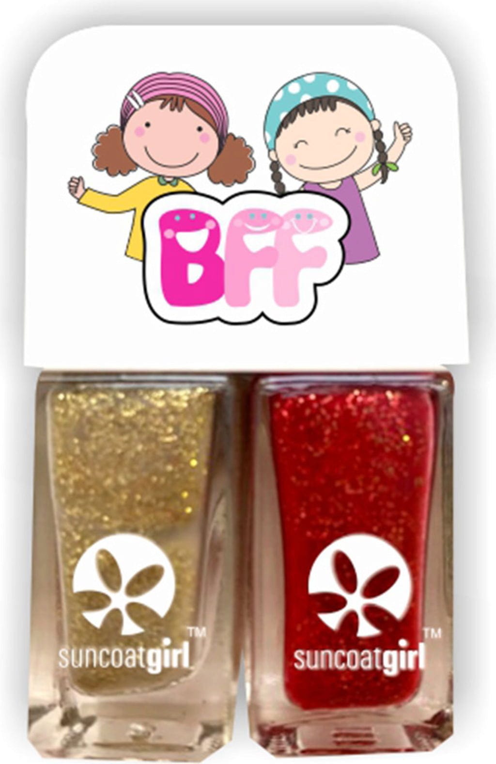Suncoatgirl  BFF Duo Nail Polish Set Sun-Kissed