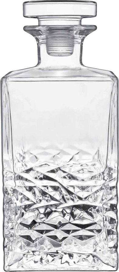 Luigi Bormioli Textures karaffel klar 75 cl L8,5cm B8,5cm H20,7cm Transparent