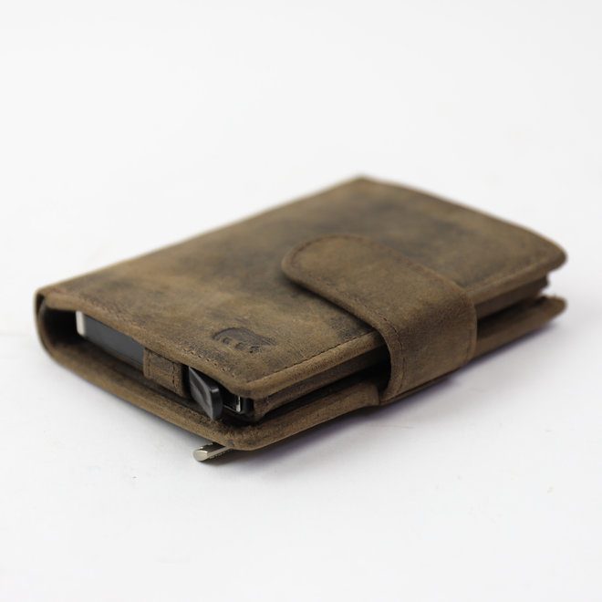 Bear Design Dark Nature Wallet Cardprotector Kris RFID Bruin HD15253