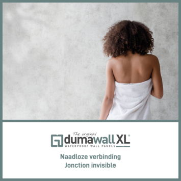 Dumawall XL wandpaneel kunststof Tavira glans 4,68m² 90x260cm - 2 stuks