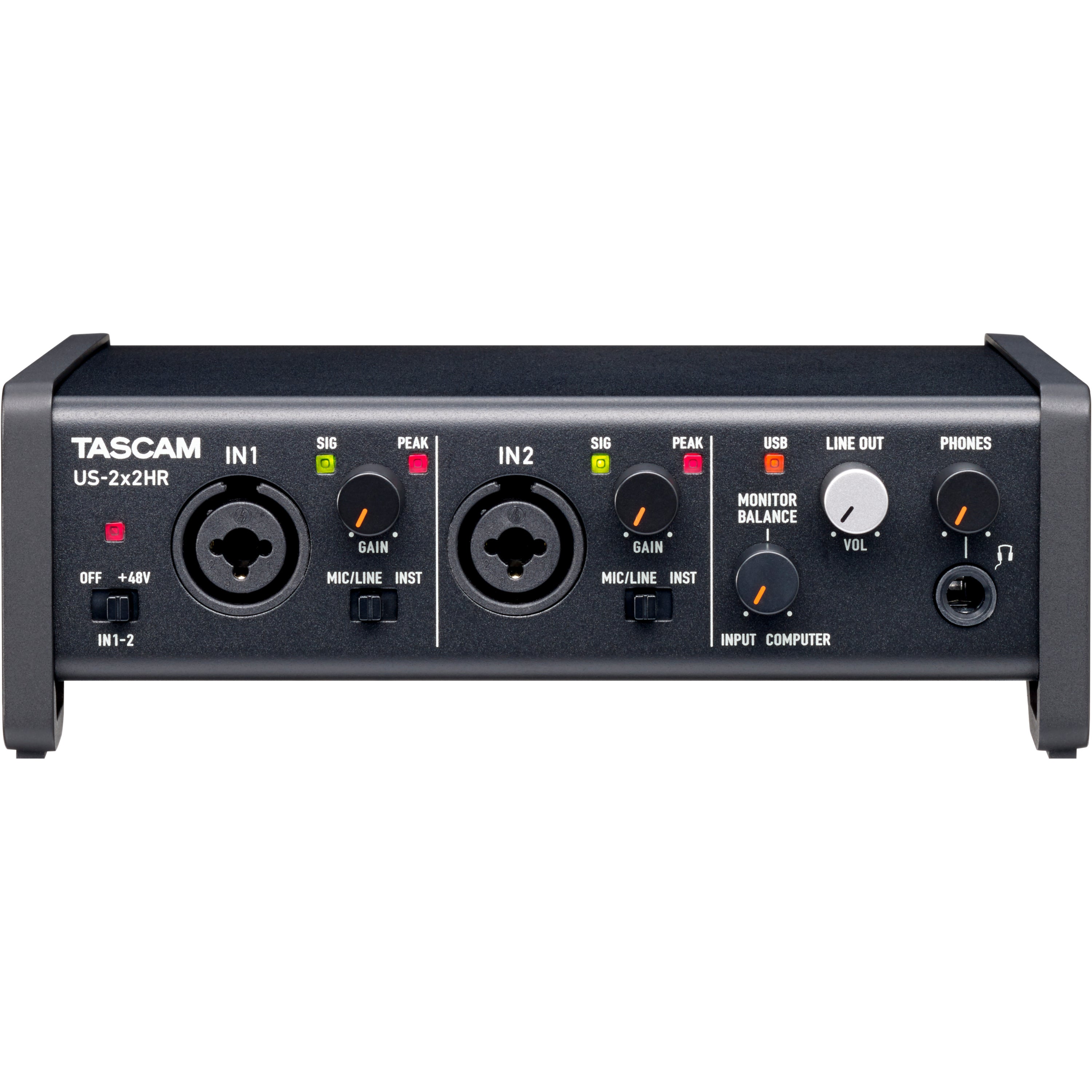 Tascam US-2x2HR hoge resolutie USB audio interface