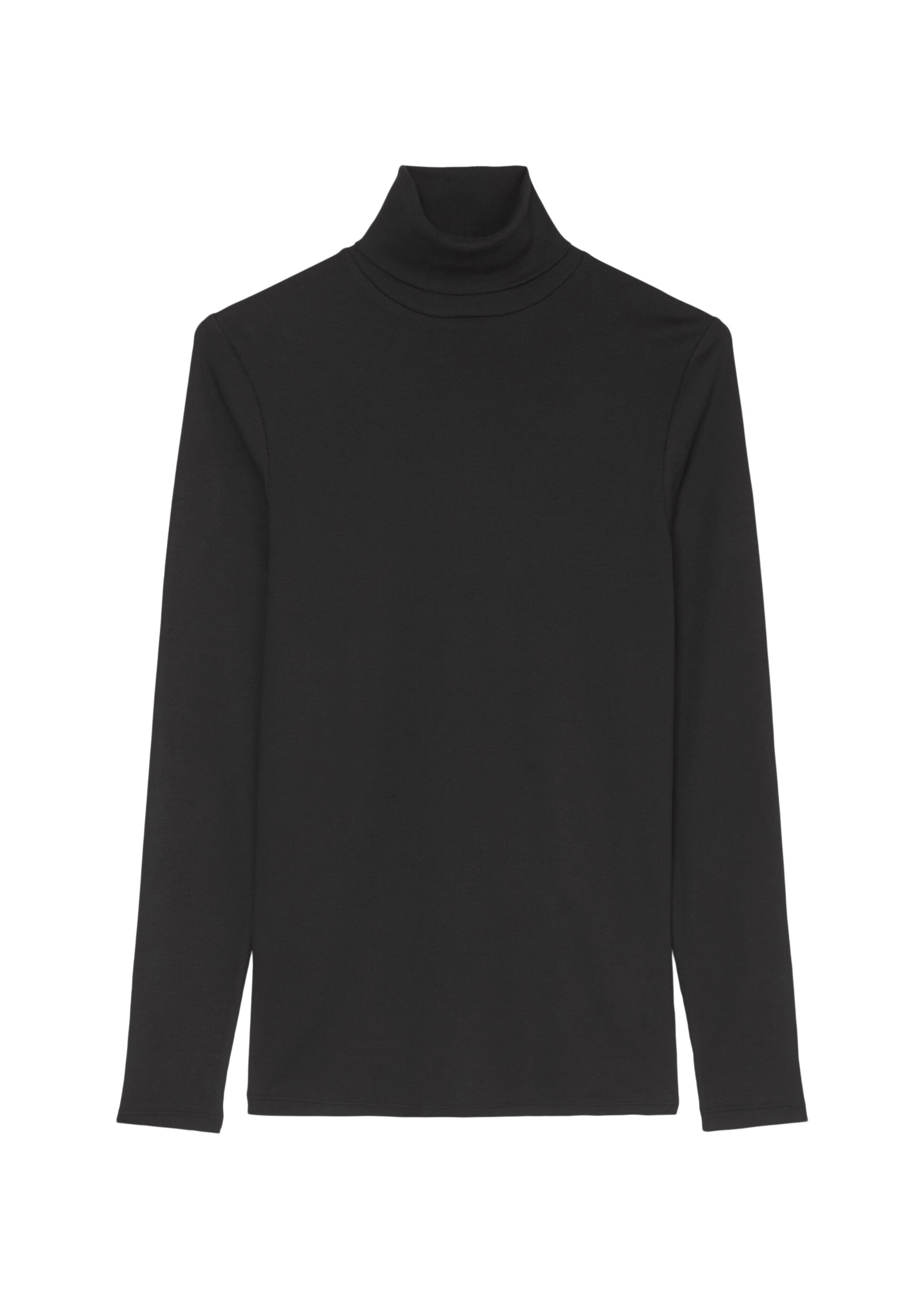 Turtleneck-Longsleeve aus Organic-Cotton-Rib-Jersey