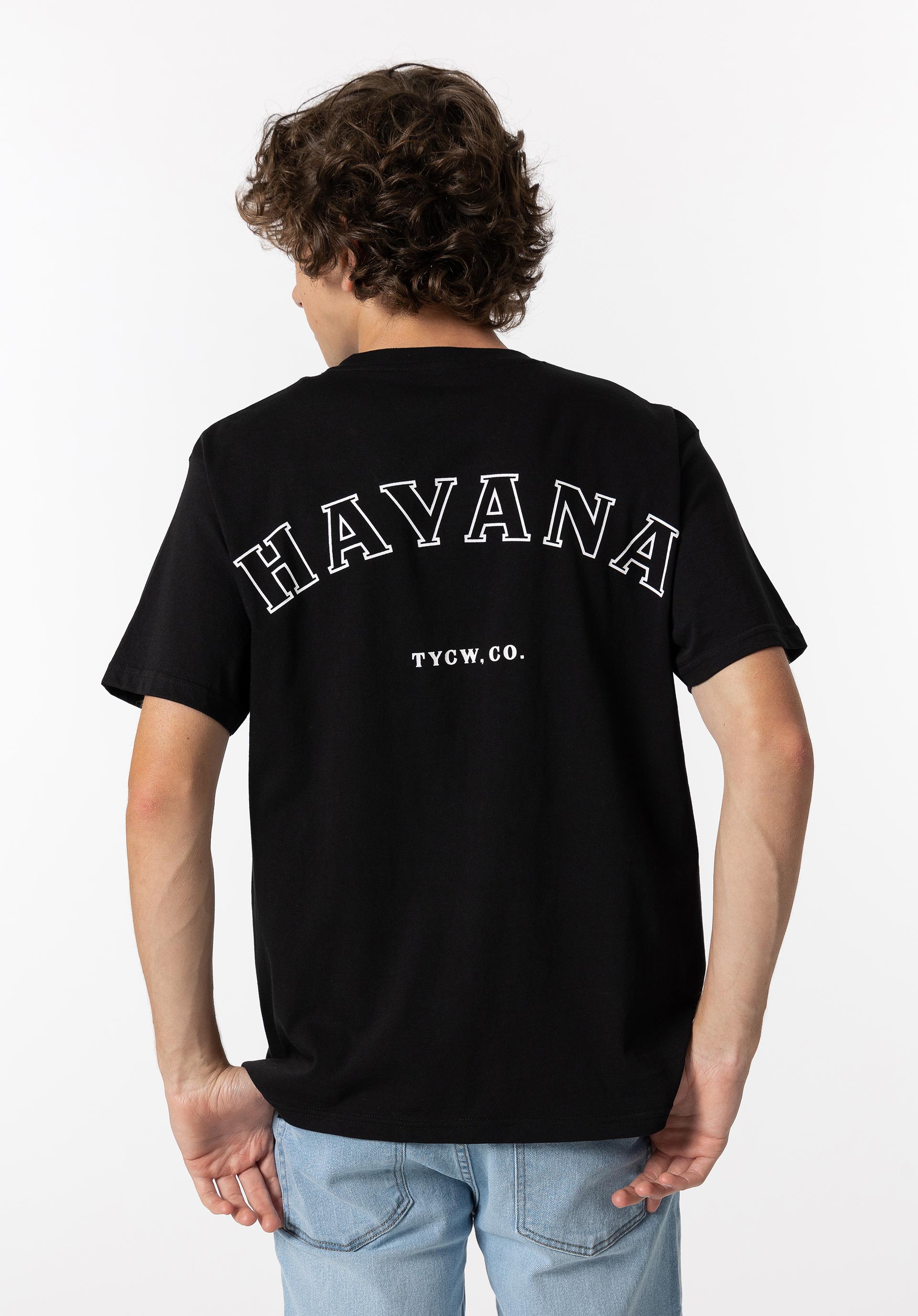 T-shirt com Estampado nas Costas