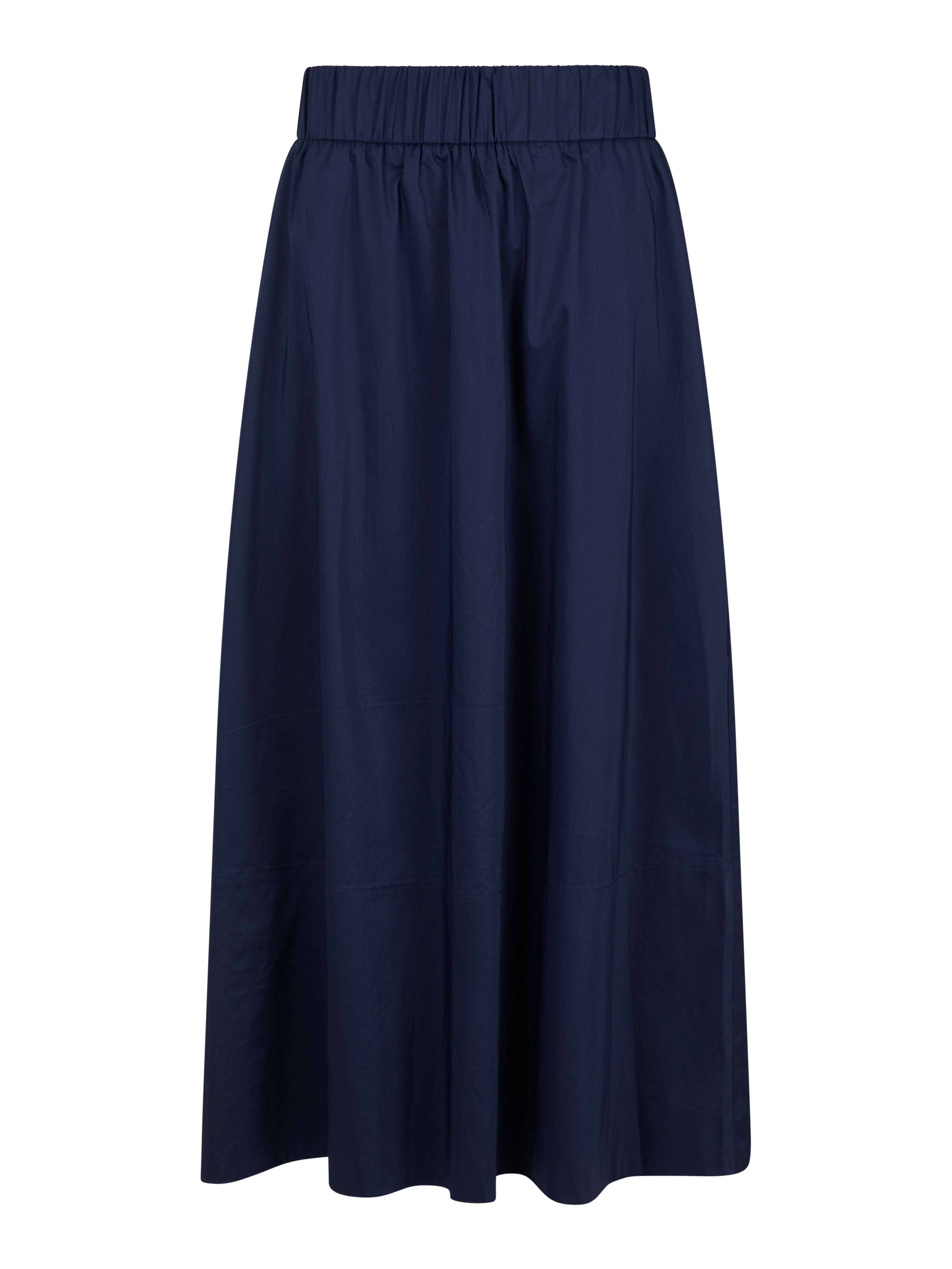Bahne Studio  Bella Poplin nederdel - mørkeblå