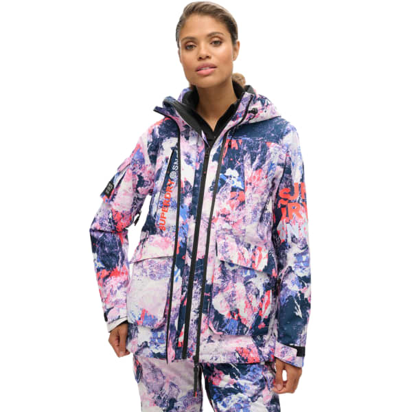 Veste de ski SUPERDRY ULTIMATE RESCUE JACKET MOUNTAIN MESH PURPLE