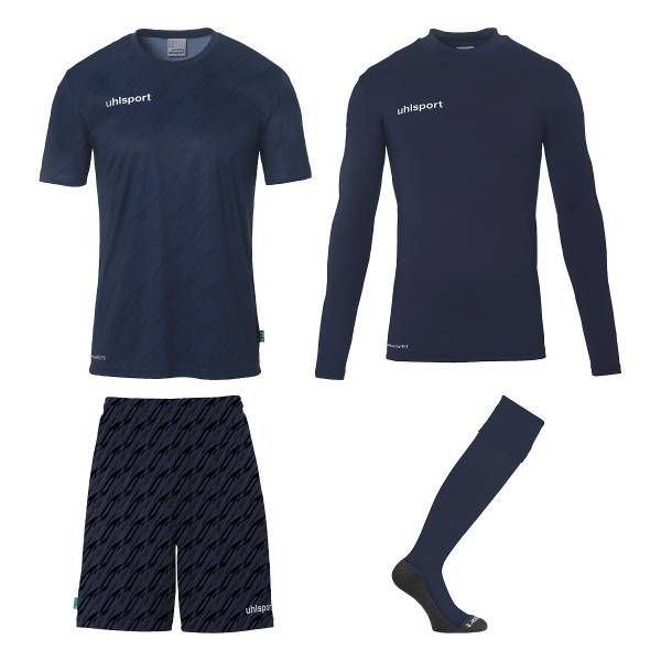 Uhlsport Kit pour Gardien Progressive - Bleu Marine Enfant