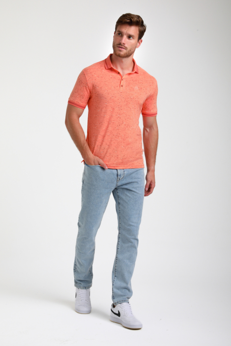Gabbiano oranje heren polo