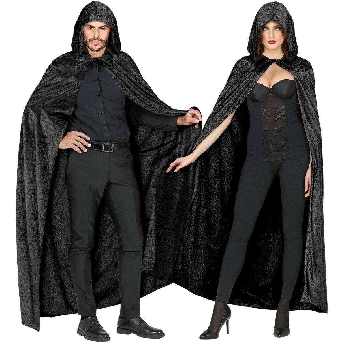 Halloween Cape Zwart 1,5m