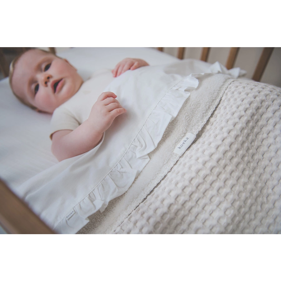 koeka Babydecke Plüsch Oslo naturel