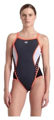 Maillot de Bain Arena Icons Swimsuit Super Fly Gris / Rose