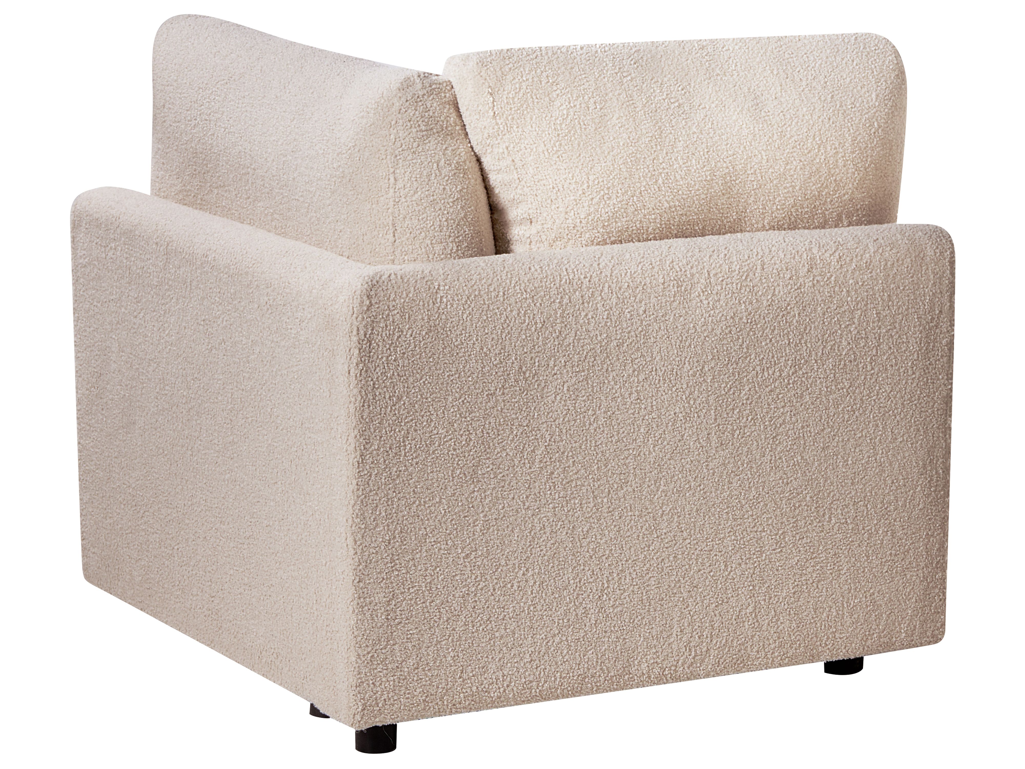 Hoekmodule MESNALI Bouclé Beige