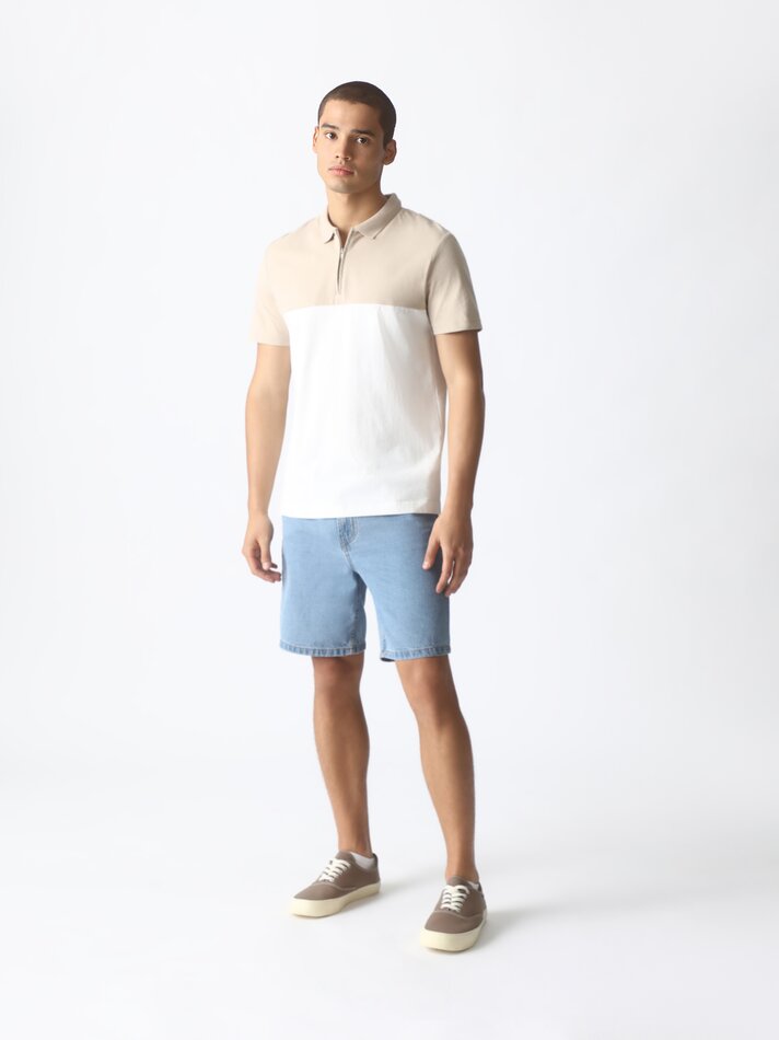 Bloco de cores Polo - Mink
