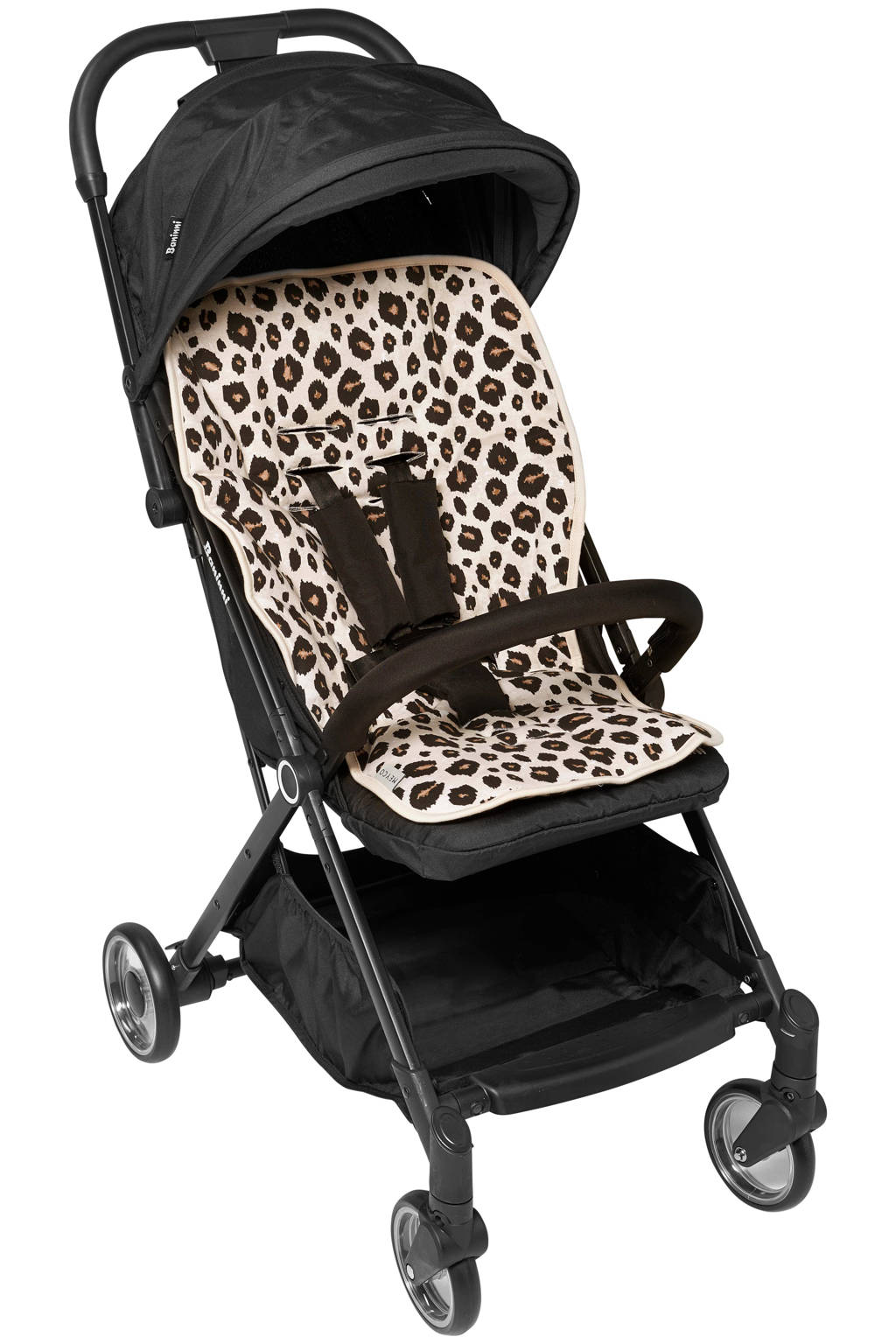buggy inlegger Leopard Sand Melange