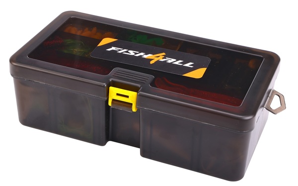 Coffret multi-leurres Fish4All durs, souples et métalliques (348pcs)