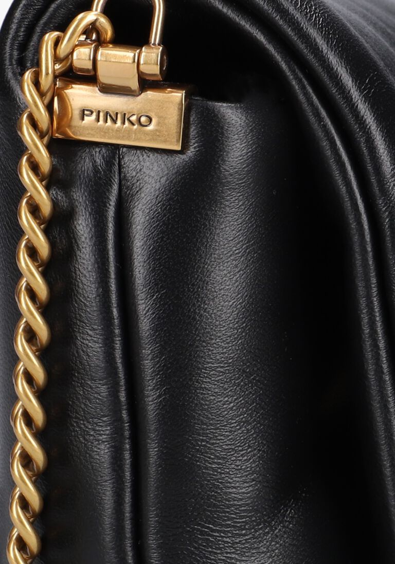 PINKO zwarte pinko schoudertas love click baby puff