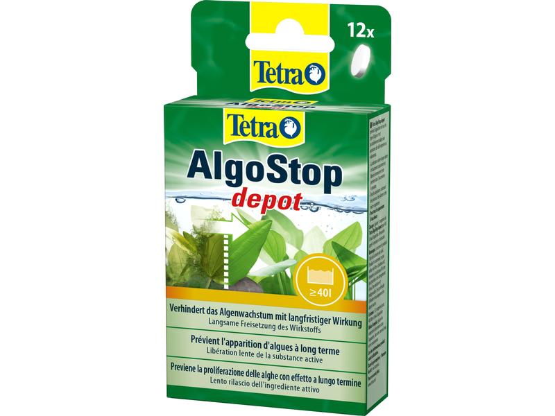 Tetra Algenvernichter Algo-stop Depot, 12 Tabletten Algenbekämpfungsmittel für Aquarien