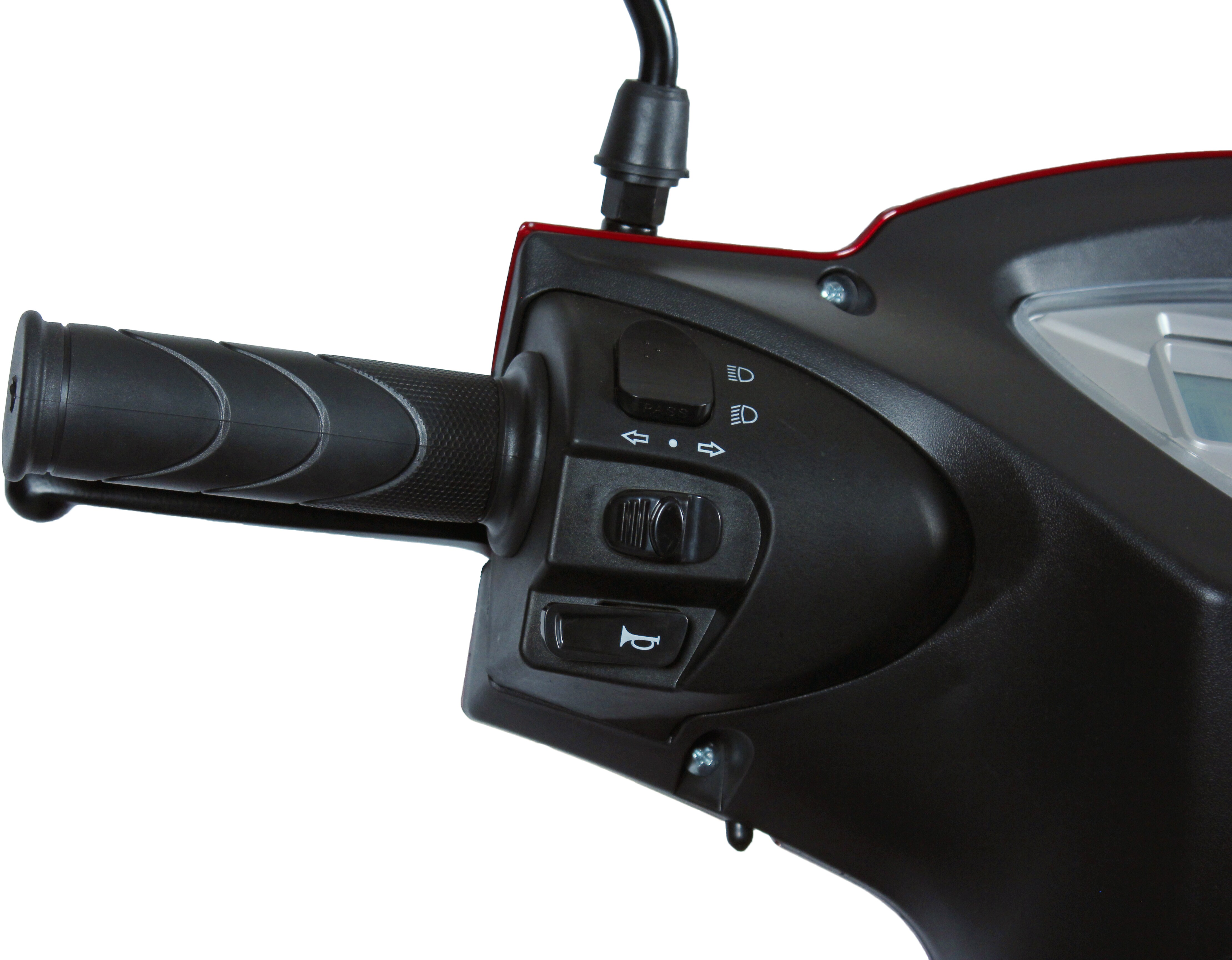 ECO ENGEL 530, 1000 Watt, 25 km/h, Elektromobil 4-Rad Roller, Rot - versch. Farben
