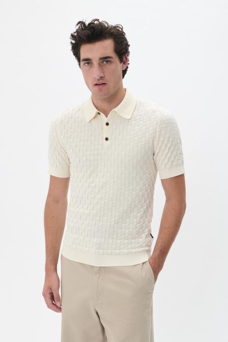 Matinique witte heren polo