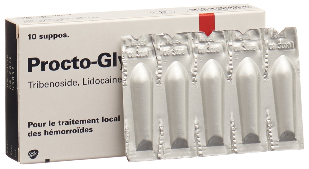 PROCTO-GLYVENOL Supp 400 mg Blist 10 Stk