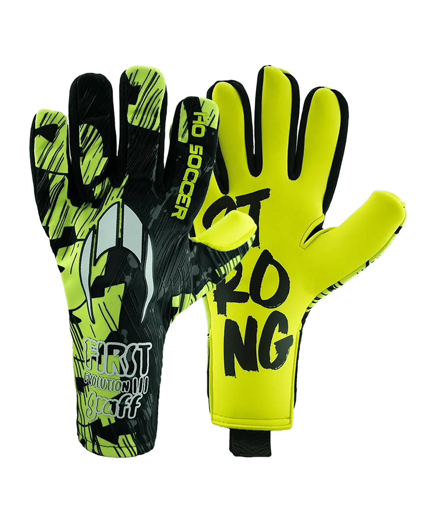 HO Soccer First Evolution III NG Torwarthandschuhe Gelb