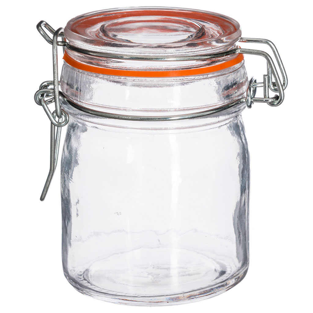 Lot de 8 pots hermétiques verre 0.15L