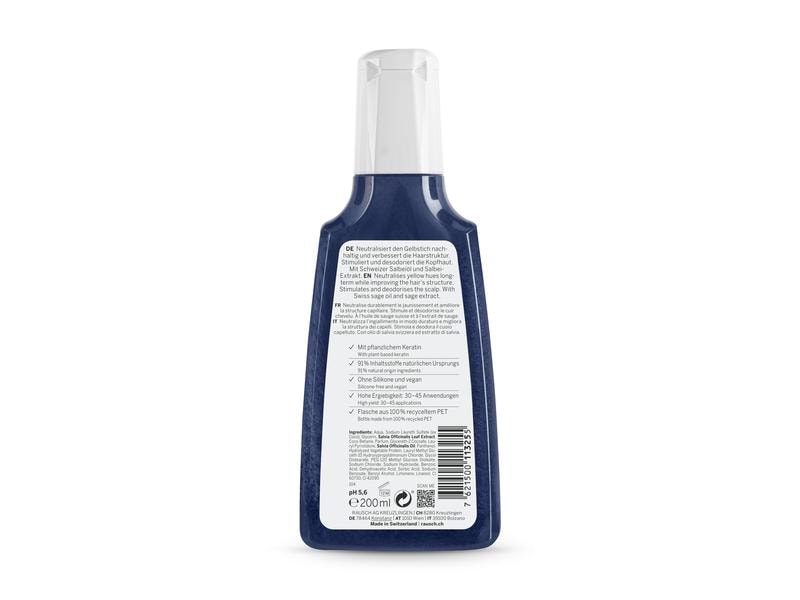 RAUSCH Shampoo Salbei Silberglanz 200 ml Haarshampoo für blondes oder graues Haar