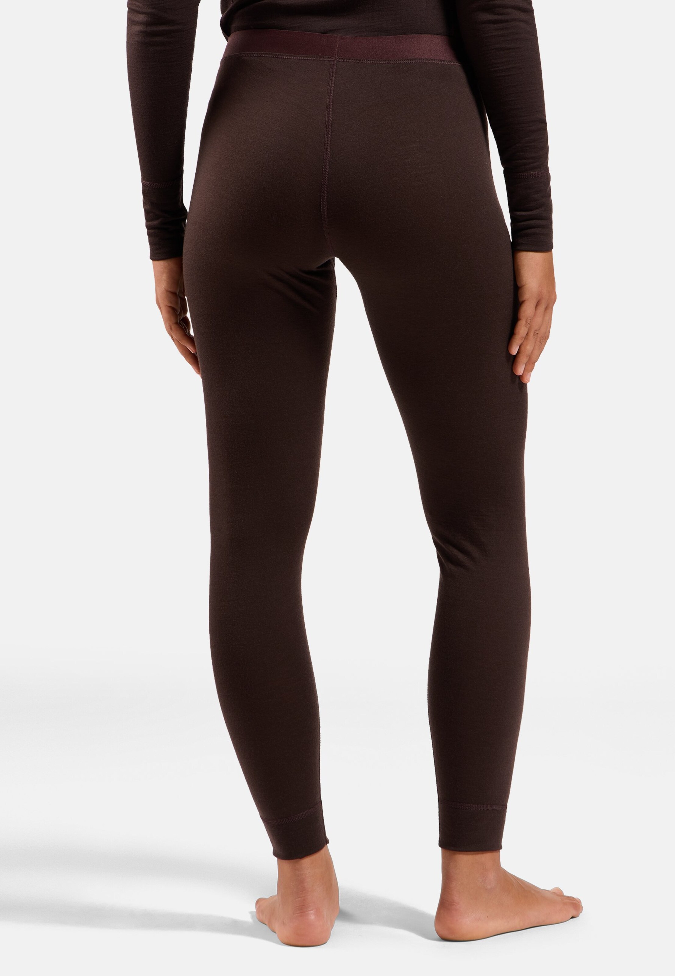 Natural Merino 160 Base Layer Tights in fudge