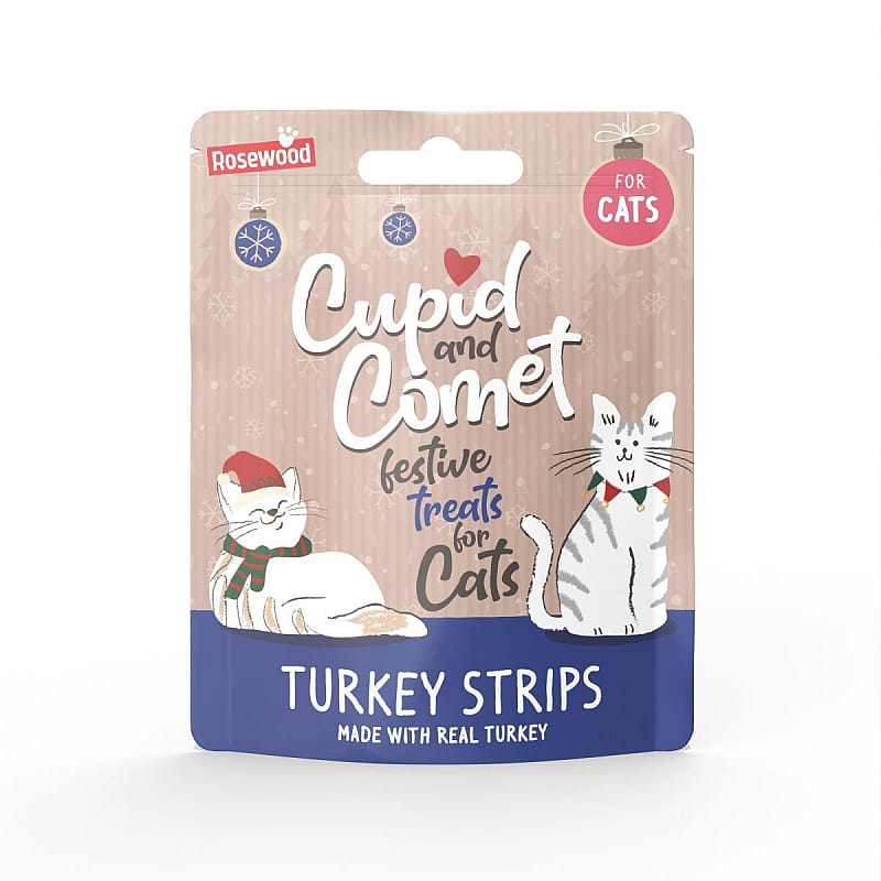 Cupid & Comet Kerstdiner Kerstsok Kat | 15165