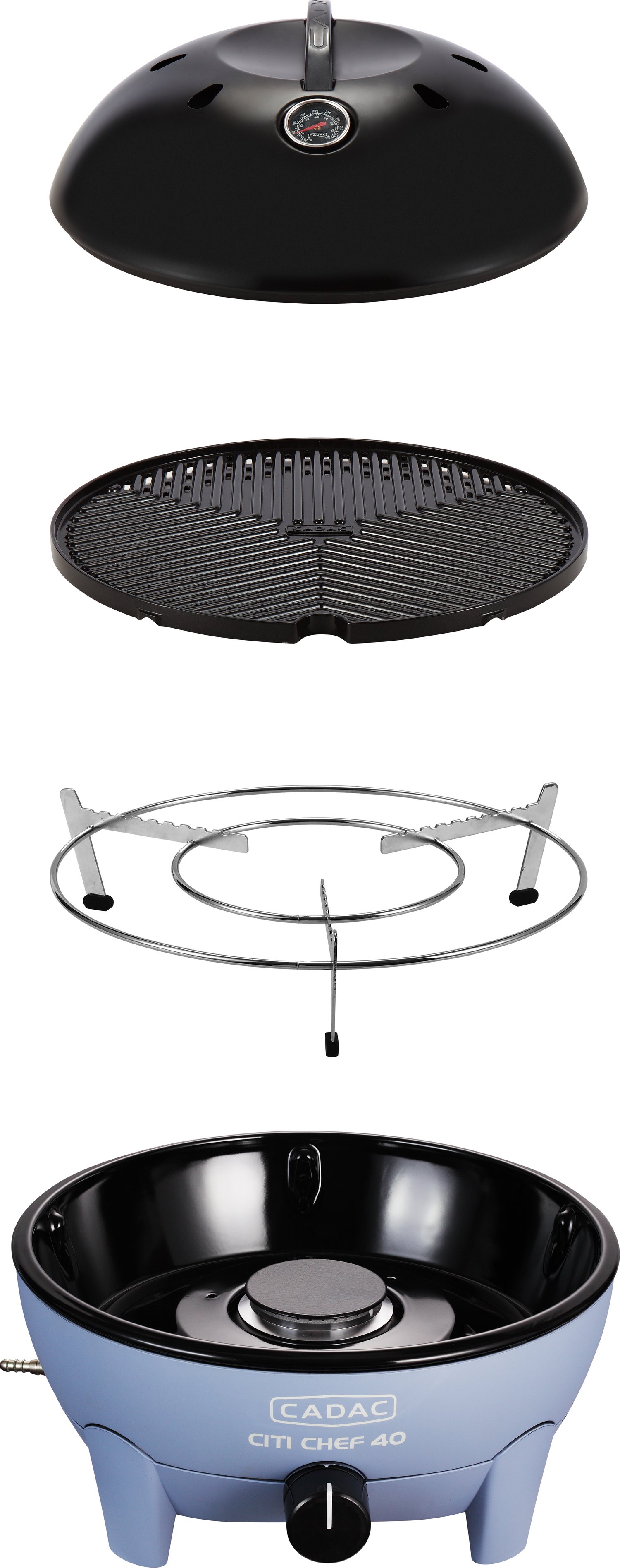 Cadac gasbarbecue Citi Chef 40 blauw D 42 H 33