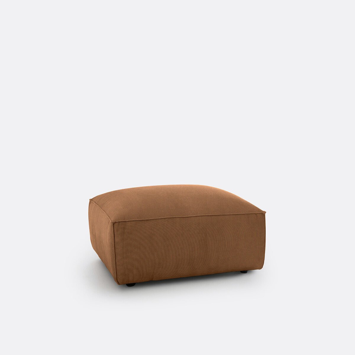 LA REDOUTE INTERIEURS<br>Puff modular em veludo canelado, Seven