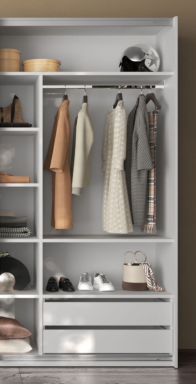 INOSIGN Einlegeboden »Malmo Weiss (1St), nur verwendbar mit Zubehör Inneneinteilung« für Schwebetürenschrank, Breite 90 cm, Tiefe 50 cm, Höhe 2,2 cm