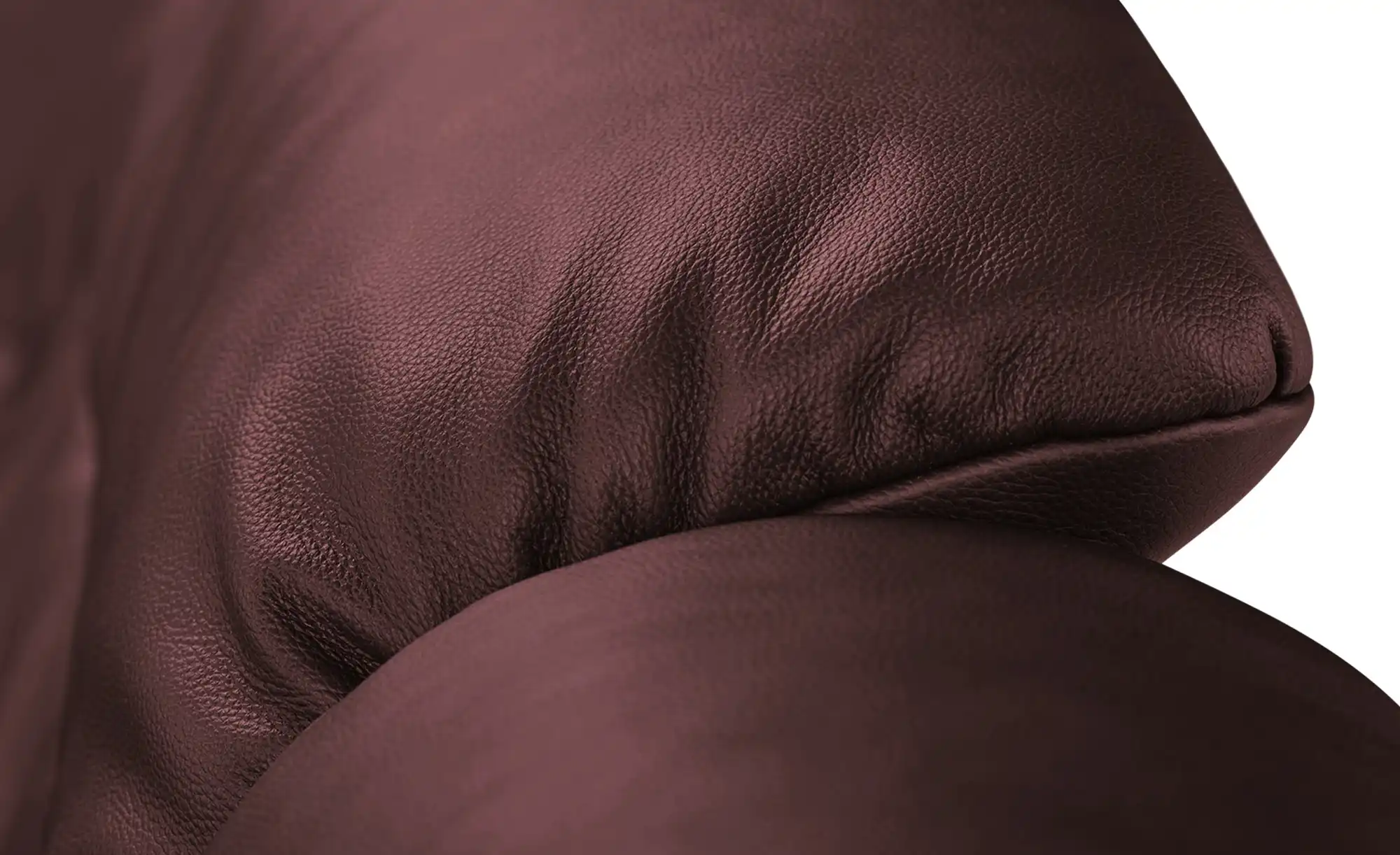 Polstermöbel Oelsa Komfort-Ecksofa aus Leder Andorra
