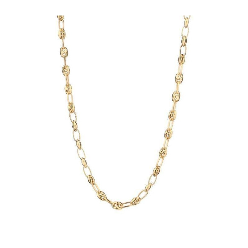Collier Homme ou Femme Grain de Café - Or Jaune