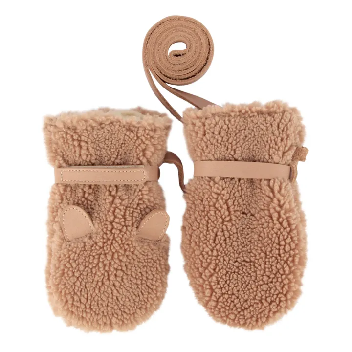 Donsje Mouffles Richy Ours Brun | Marron glacé